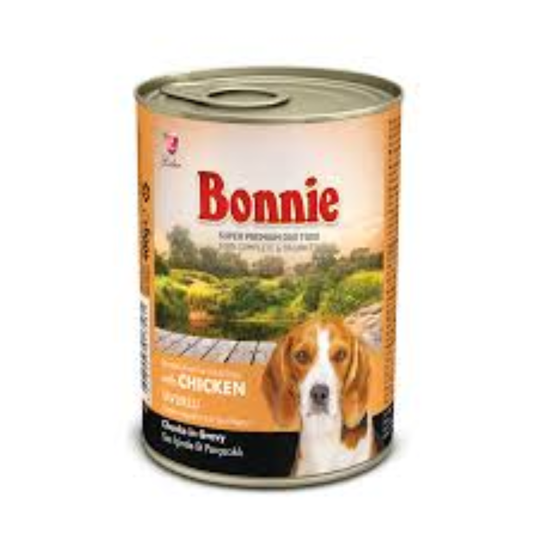 BONNIE CANNED DOG FOOD W/CHICKEN CHUNKS